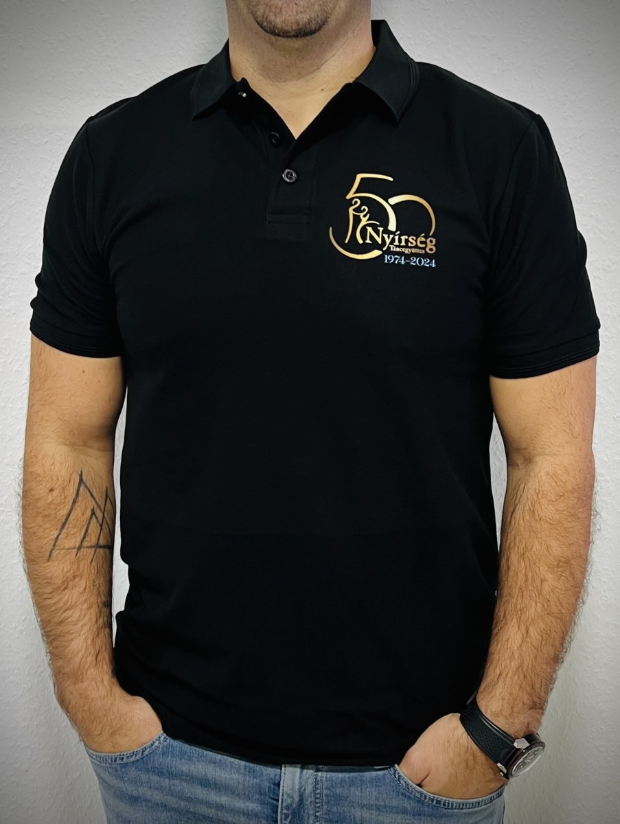 Galléros nyomott mintás Póló